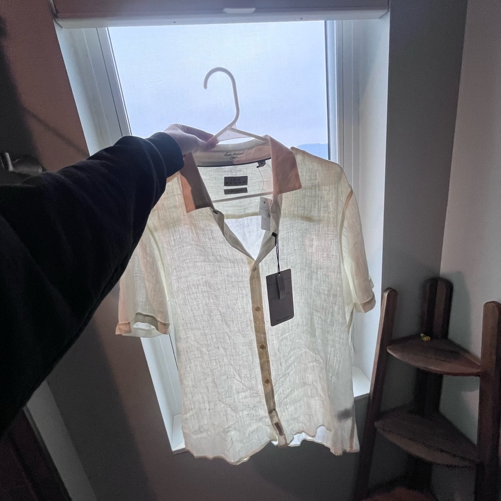 Ike Behar Pure Linen Shirt